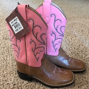 NEW girls size 13.5 cowgirl boots